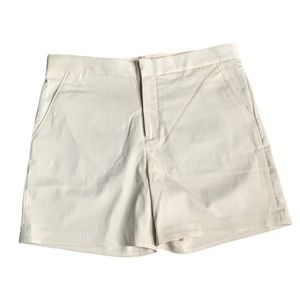 NEW Neiman Marcus Exclusive Brushed Cotton High Rise Shorts size 14 NEW NWT